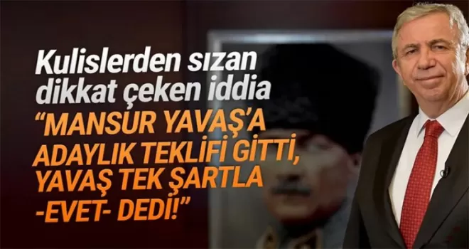 Ankara kulislerinden dikkat çeken iddia: Mansur Yavaş adaylık kararını verdi