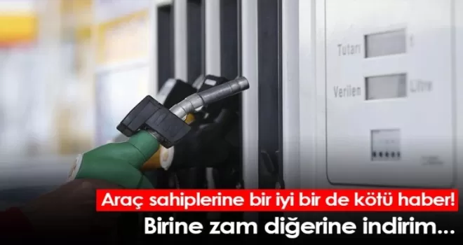 Araç sahiplerine bir iyi bir de kötü haber! Birine zam diğerine indirim...