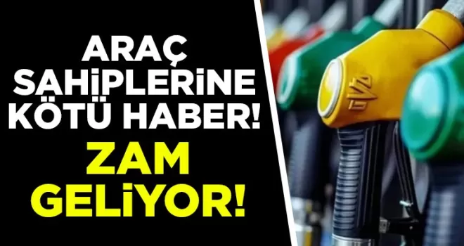 Araç sahiplerine kötü haber! Zam geliyor…