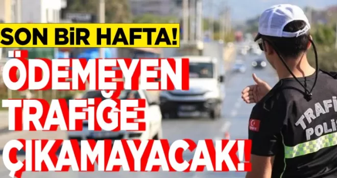 Araç sahiplerine son bir hafta: Yaptırmayan artık trafiğe dahi çıkamayacak