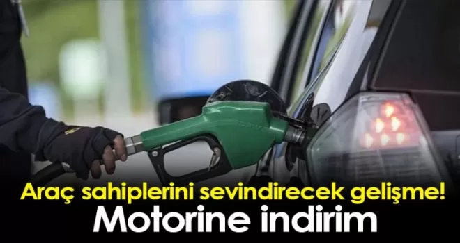 Araç sahiplerini sevindirecek gelişme! Motorine indirim