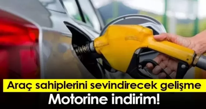 Araç sahiplerini sevindirecek gelişme! Motorine indirim