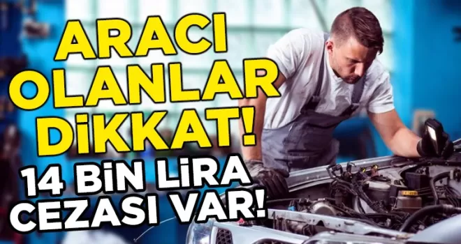 Aracı olanlar dikkat! Bunu yaptırmazsanız cezası ağır