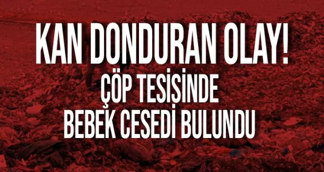 Araklı'da çöp tesisinde bebek cesedi bulundu