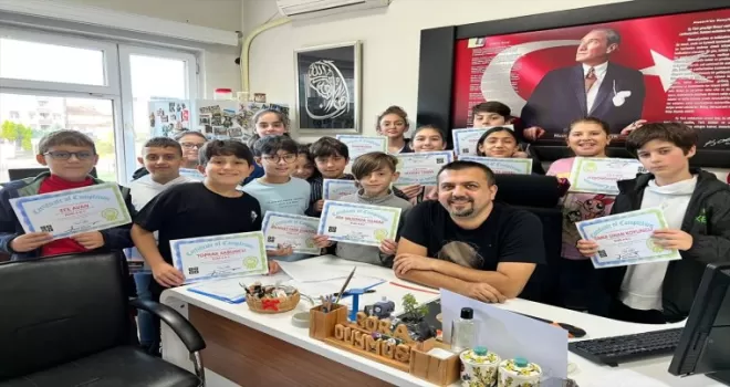 Arhavi’de ortaokul öğrencilerine robotik kodlama eğitimi veriliyor