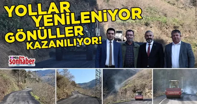 ARSİN’DE ASFALT ÇALIŞMALARI TÜM HIZIYLA DEVAM EDİYOR!