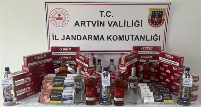 Artvin’de kaçakçılık operasyonlarında 10 kişi hakkında işlem yapıldı