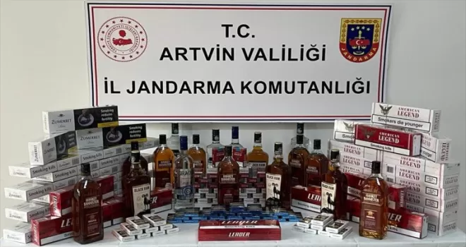 Artvin’de kaçakçılık operasyonlarında 9 şüpheli hakkında işlem yapıldı