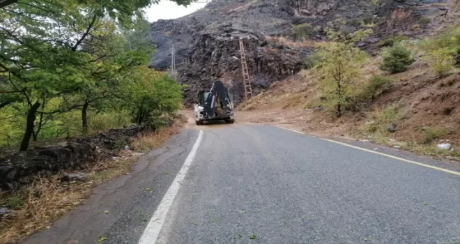 Artvin'de sağanak etkili oldu