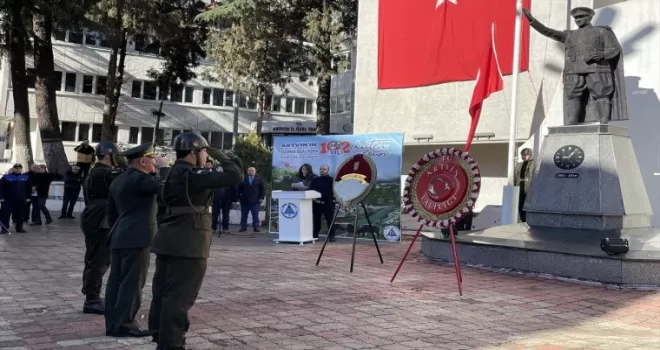 Artvin’in düşman işgalinden kurtuluşunun 102’nci yıl dönümü kutlandı