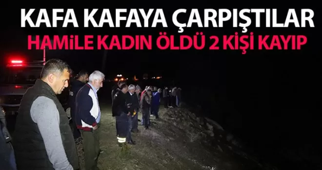 Artvin yolunda feci kaza 1 ölü 2 kayıp