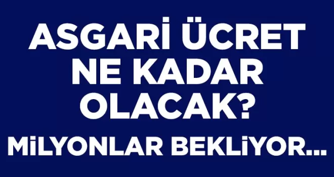 Asgari ücret ne kadar olacak?
