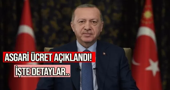 Asgari ücret resmen açıklandı