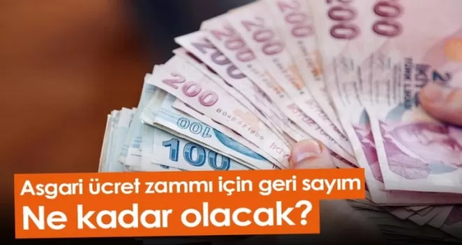 Asgari ücret zammı için geri sayım: Ne kadar olacak?