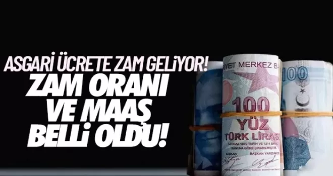 Asgari ücrete gelecek zammı açıkladı!