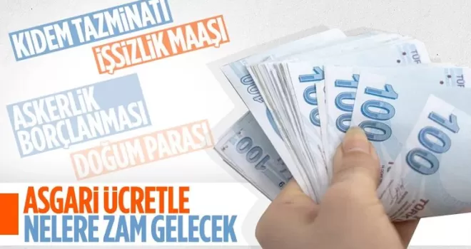 Asgari ücretin etkileyeceği ödemeler