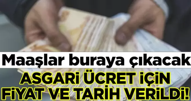 Asgari ücrette tarih ve rakam verildi: Maaşlar buraya çıkacak