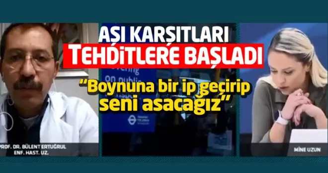 Aşı karşıtları tehditlere başladı