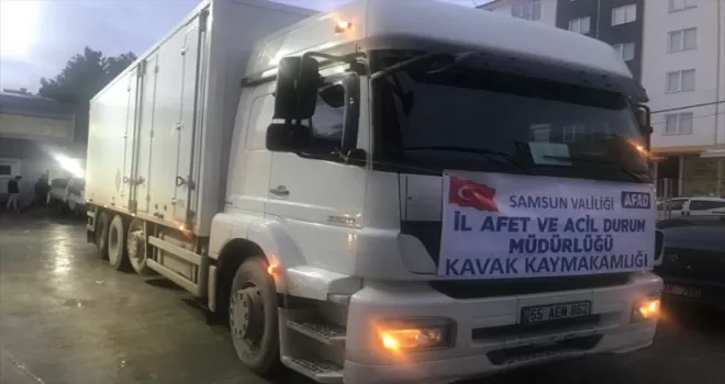 “Asrın felaketi“ bölgesine Kavak’tan 10 bin kişilik sıcak yemek