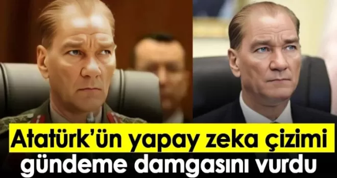 Atatürk’ün yapay zeka çizimi gündeme damgasını vurdu