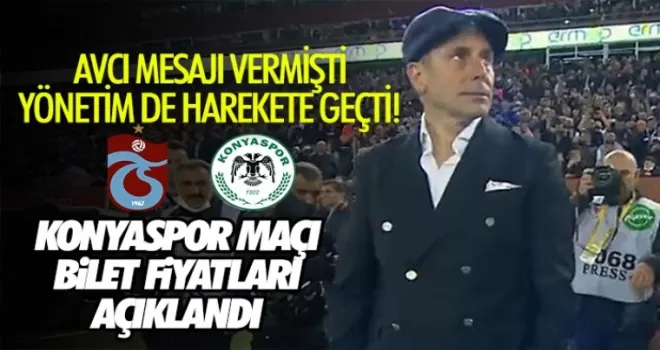 Avcı mesajı vermişti, yönetim harekete geçti