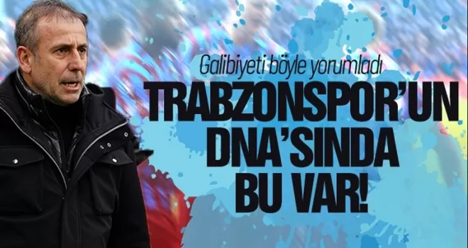 Avcı, ‘Trabzonspor’un DNA’sında bu var’