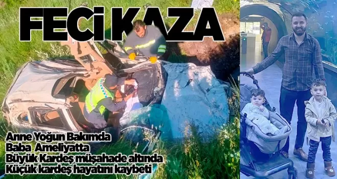 Ayral ailesi Erzurum’da kaza geçirdi