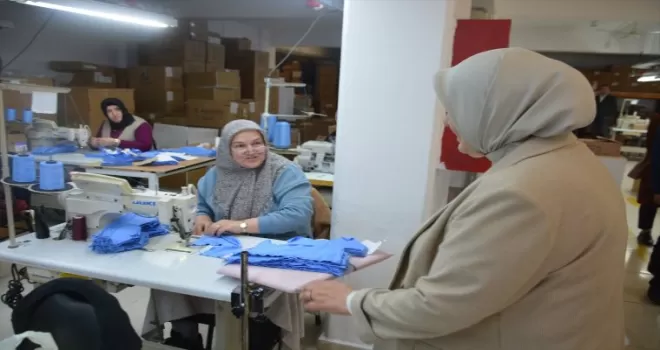 Ayşe Keşir, kadın tekstil işçilerini ziyaret etti
