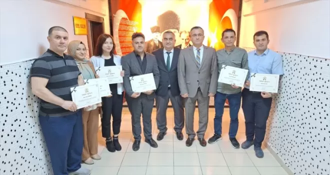 Bafra Adliyesi personeline Adalet Bakanlığı tarafından takdir belgesi verildi