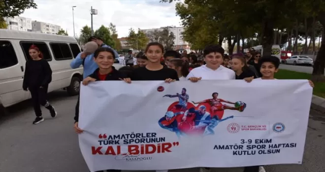 Bafra'da Amatör Spor Haftası etkinliği düzenlendi
