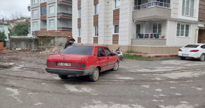 Bafra'da çalınan otomobil bir gün sonra aynı yere bırakıldı