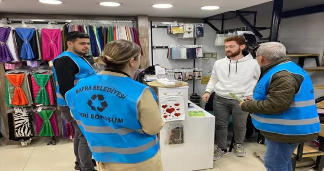 Bafra’da geri dönüşümden elde edilecek gelirle SMA’lı bebeğe yardım yapılacak