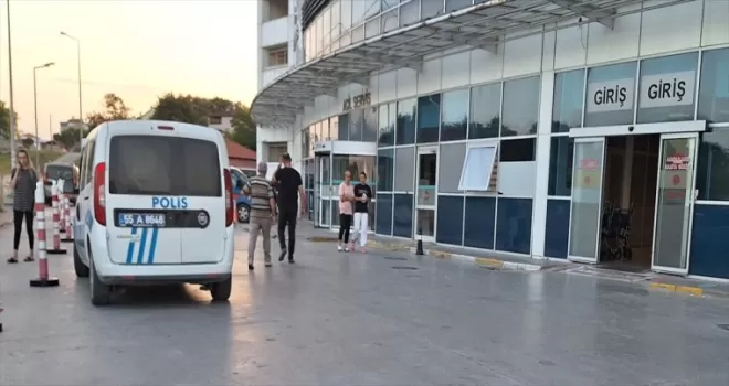 Bafra’da kavgada bir kişi bıçakla yaralandı