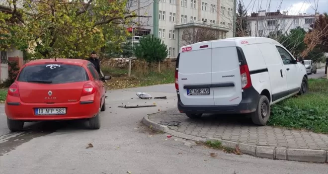 Bafra'da meydana gelen trafik kazasında bir kişi yaralandı