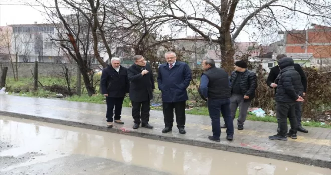 Bafra ilçesinde altyapı çalışmaları devam ediyor
