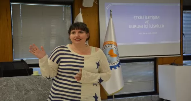 Bafra Ticaret ve Sanayi Odasında “Etkili iletişim“ anlatıldı