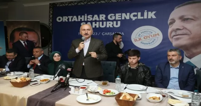 Bakan Karaismailoğlu, Trabzon’daki sahur programında konuştu: