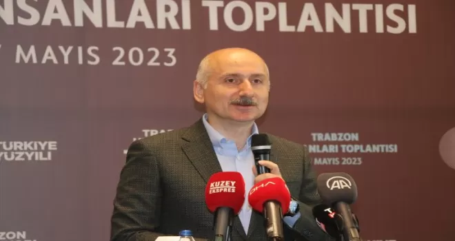 Bakan Karaismailoğlu, Trabzon İş İnsanları Toplantısı’nda konuştu: