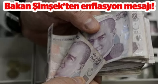 Bakan Şimşek’ten enflasyon mesajı! “Kalıcı refah artışını hedefliyoruz“