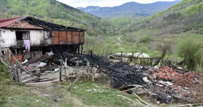 Bartın’da 3 evde çıkan yangına ilişkin yakalanan şüpheli tutuklandı