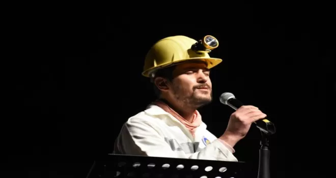 Bartın'da madencilerden oluşan koro konser verdi