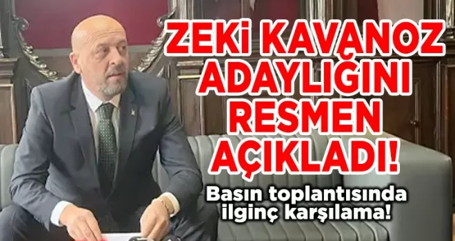 Basın toplantısında ilginç karşılama!