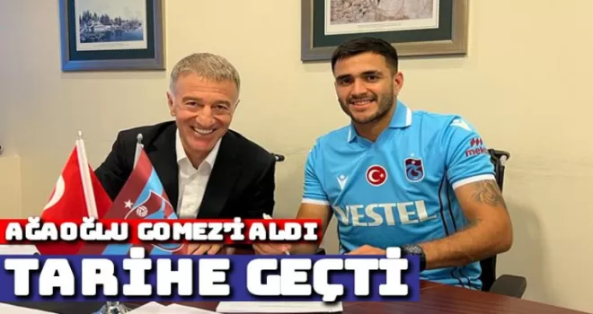 Başkan Ağaoğlu Maxi Gomez transferiyle tarihe geçti