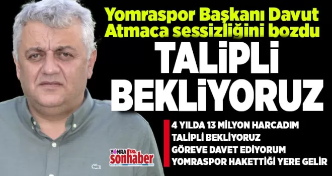 Başkan Atmaca’dan göreve davet!