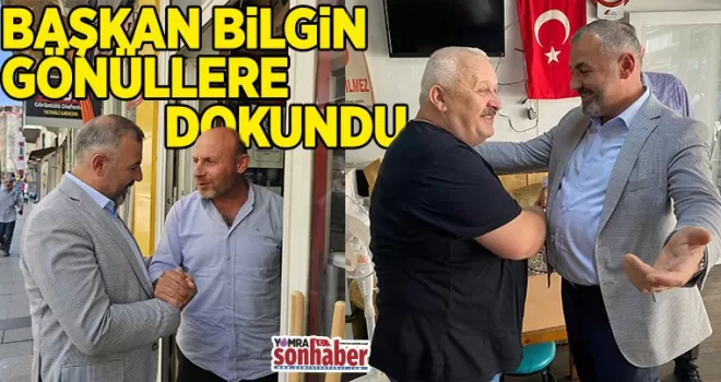 BAŞKAN BİLGİN’DEN GÖNÜLLERE DOKUNAN ZİYARET
