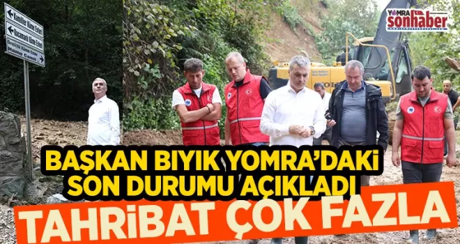Başkan Bıyık açıkladı! “Yomra’da tahribat çok fazla…”