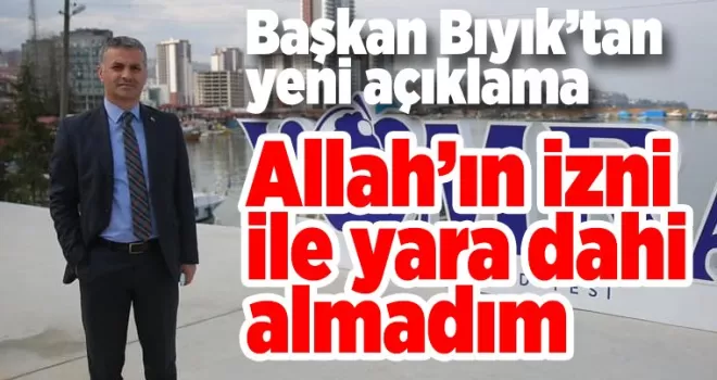 Başkan Bıyık'tan Açıklama.... Allah Korudu...