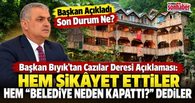 Başkan Bıyık’tan Cazılar Deresi Açıklaması