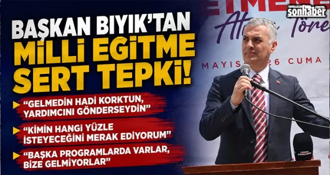 BAŞKAN BIYIK’TAN YOMRA MİLLİ EĞİTİME SERT TEPKİ   “Hangi yüzle isteyecekler?”