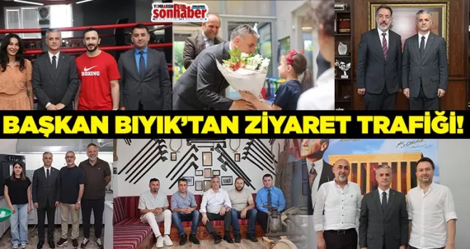 Başkan Bıyık’tan Ziyaret Trafiği
